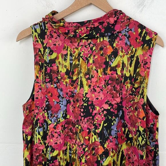 Lane Bryant Floral Print Sleeveless Tunic/Blouse Size 20 - Picture 7 of 14
